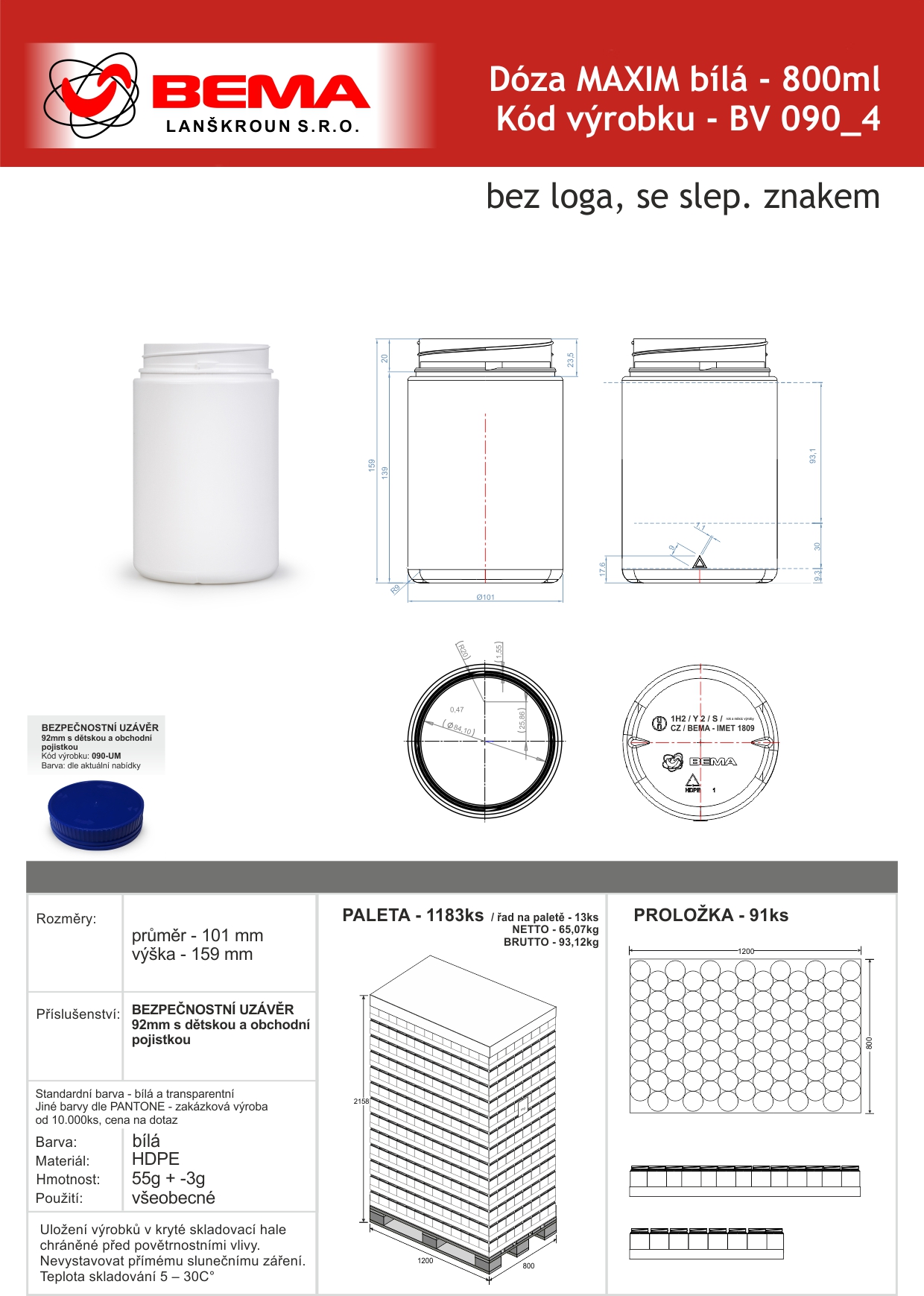 BV 090_4 MAXIM doza 800ml-19-1-2026